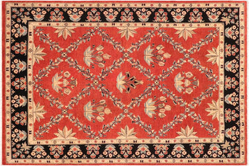 handmade Traditional Kafkaz Chobi Ziegler Red Black Hand Knotted RECTANGLE 100% WOOL area rug 9 x 12
